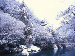 立久恵峡 冬
